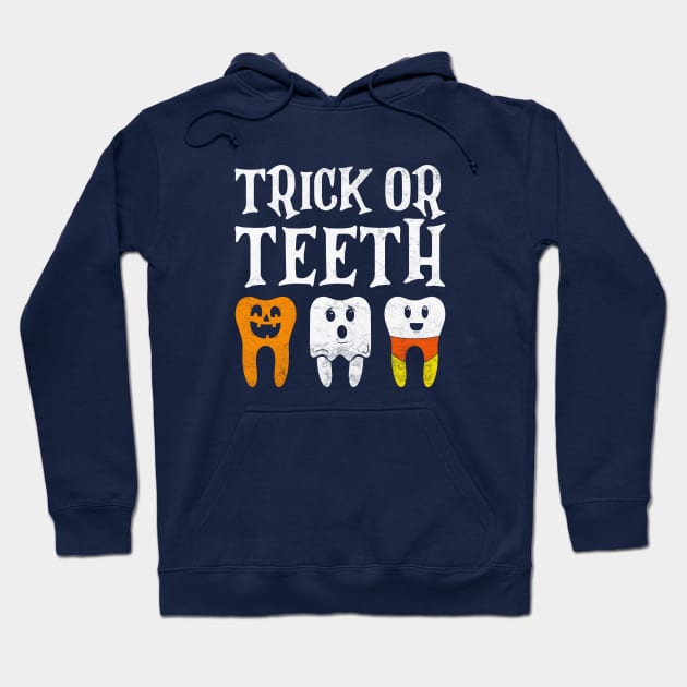 Trick Or Teeth Spooky Halloween Dental Hygienist Assistant Tech Funny Dental Office Group Hoodie by WildFoxFarmCo